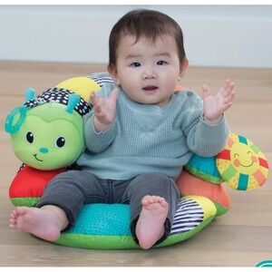 Infantino Prop-A-Pillar Tummy Time Seated Support Pillow Repositionable Toy